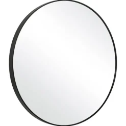 Black Round Simple Frame Large Wall Mirror-Kirkland's Home Hot