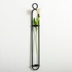 Black Singular Glass Wall Budvase-Kirkland's Home Store