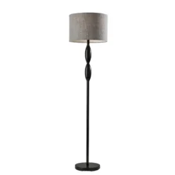 Black Slim Hourglass Floor Lamp-Kirkland's Home Fashion