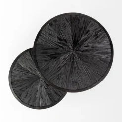 Black Starburst Nesting Accent Tables, Set Of 2-Kirkland's Home Best