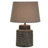Black Terracotta Dash Pattern Table Lamp-Kirkland's Home Online