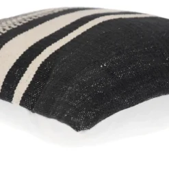 Black Transitional Stripe Pillow-Kirkland's Home New