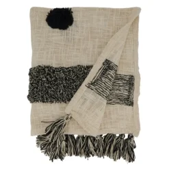 Black Tufted Dot Throw Blanket-Kirkland's Home Best Sale