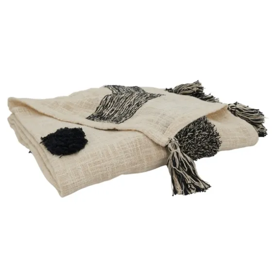 Black Tufted Dot Throw Blanket-Kirkland's Home Best Sale