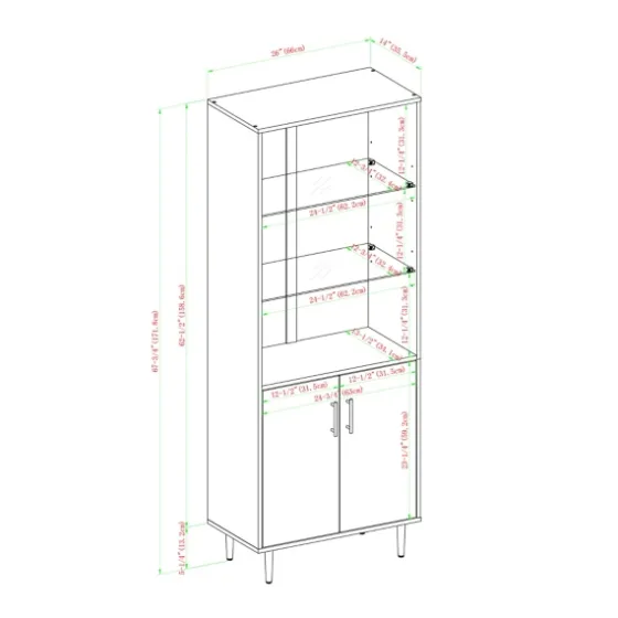 Black Two Tone Bookshelf With Hutch-Kirkland's Home Fashion
