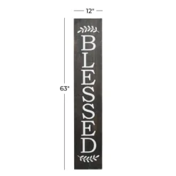 Black Wood Blessed Wall Plaque-Kirkland's Home Best Sale