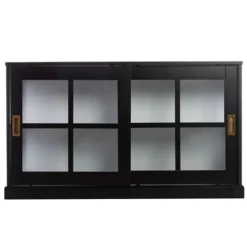 Black Wood Curtis Cabinet-Kirkland's Home Best