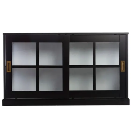 Black Wood Curtis Cabinet-Kirkland's Home Best