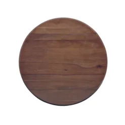 Black Wood Farmhouse 3-Pc. Stool And Table Set-Kirkland's Home Shop