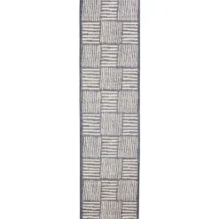 Blake Gray Cube Indoor/Outdoor Runner, 1X7-Kirkland's Home Sale