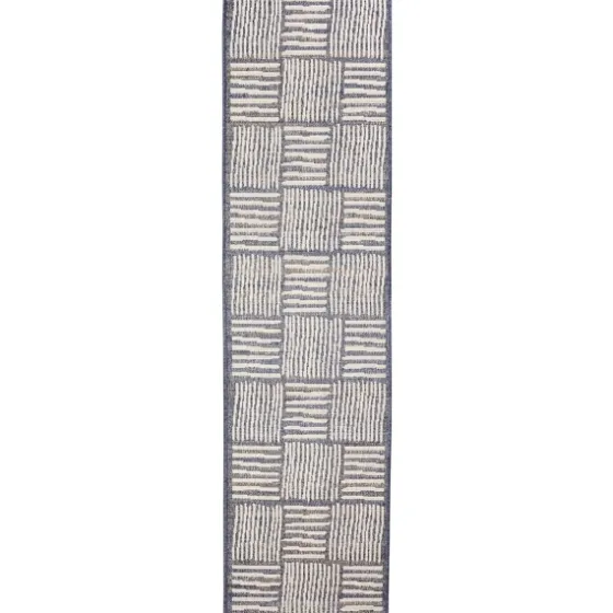 Blake Gray Cube Indoor/Outdoor Runner, 1X7-Kirkland's Home Sale