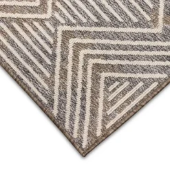Blake Gray Zigzag Indoor/Outdoor Runner, 1X7-Kirkland's Home Cheap