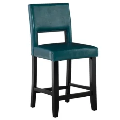 Blakely Seat Counter Stool With Black Base-Kirkland's Home Best