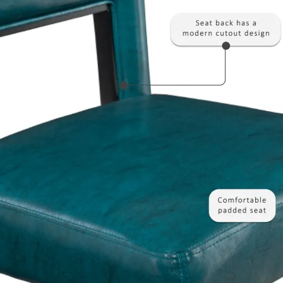 Blakely Seat Counter Stool With Black Base-Kirkland's Home Best