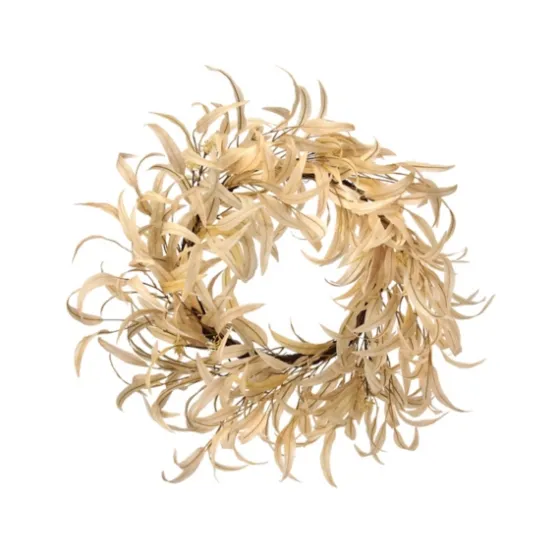 Bleached Long Leaf Eucalyptus Wreath-Kirkland's Home Hot
