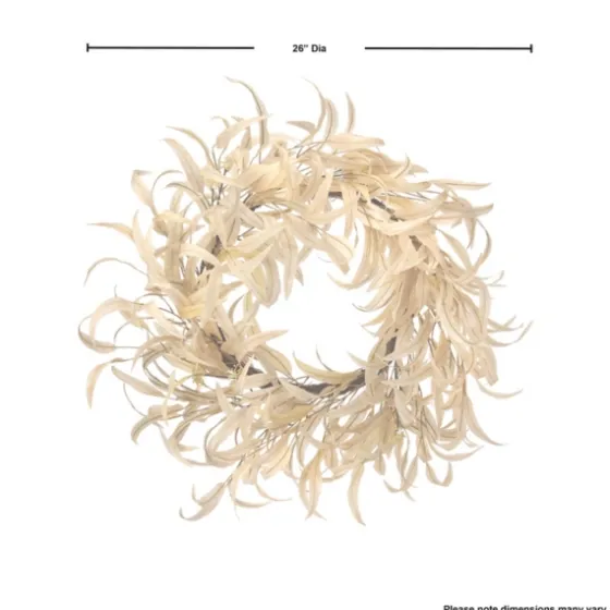 Bleached Long Leaf Eucalyptus Wreath-Kirkland's Home Hot