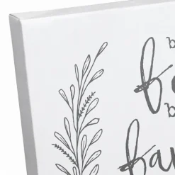 Bless This Food White And Gray Canvas Art Print-Kirkland's Home Cheap