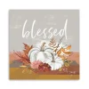 Blessed Pumpkins And Flowers Giclee Canvas Print-Kirkland's Home Shop