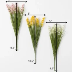 Blooming Floral Grass Bundles, Set Of 3-Kirkland's Home Hot