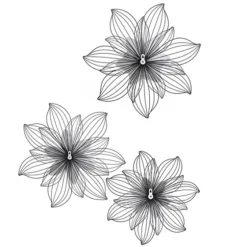 Blossom Metal Wall Plaques, Set Of 3-Kirkland's Home Cheap