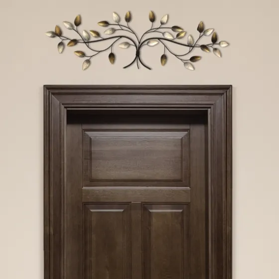 Blowing Leaves Over The Door Metal Wall Sculpture-Kirkland's Home Clearance
