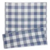 Blue & White Buffalo Check Outdoor Area Rug, 4X6-Kirkland's Home Online