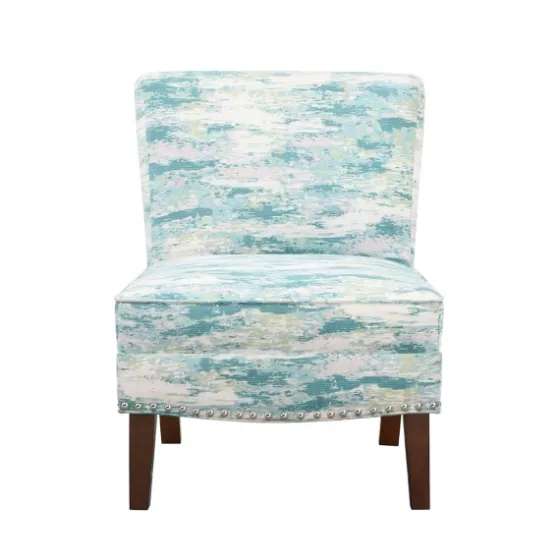 Blue Abstract Armless Accent Chair-Kirkland's Home Shop