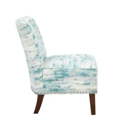 Blue Abstract Armless Accent Chair-Kirkland's Home Shop