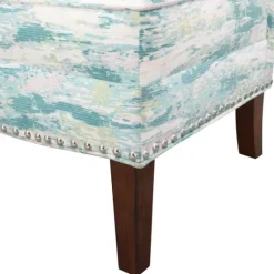 Blue Abstract Armless Accent Chair-Kirkland's Home Shop