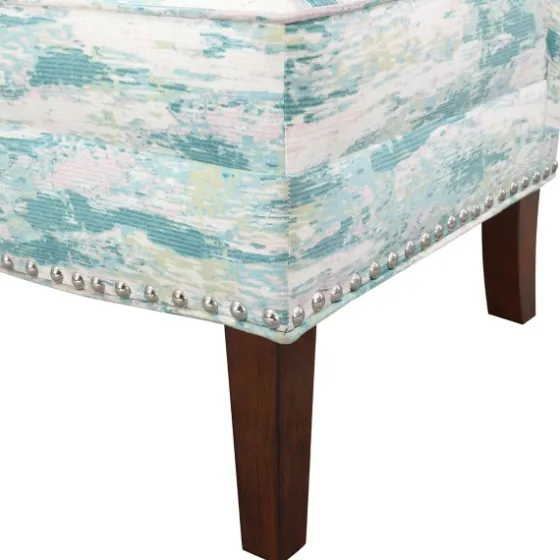 Blue Abstract Armless Accent Chair-Kirkland's Home Shop