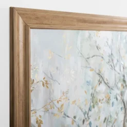 Blue And Gold Treetops Framed Art Print-Kirkland's Home Discount