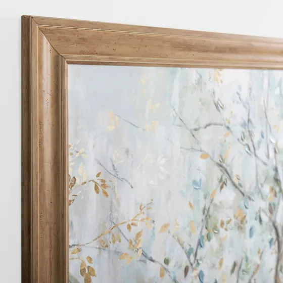 Blue And Gold Treetops Framed Art Print-Kirkland's Home Discount
