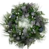 Blue And Gray Bow Wreath-Kirkland's Home Fashion
