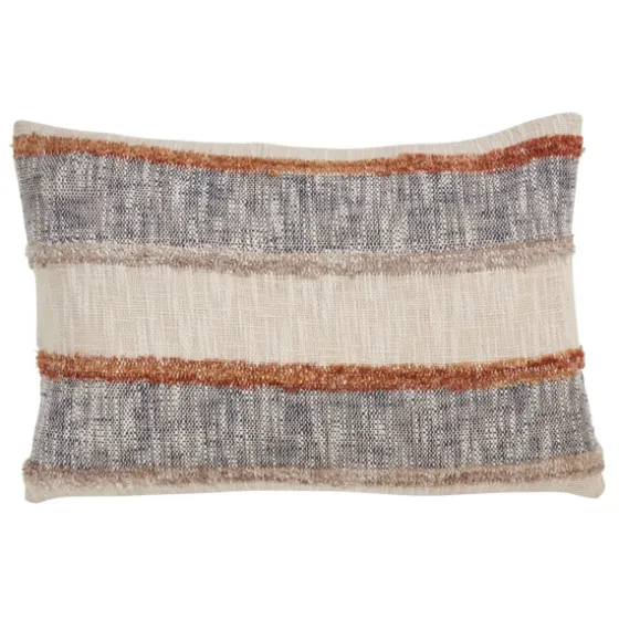 Blue And Horizontal Stripe Throw Pillow-Kirkland's Home Store