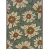 Blue And Ivory Flowers Outdoor Area Rug, 3X5-Kirkland's Home Best Sale