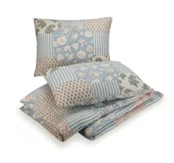 Blue And Rose Patchwork Full/Queen 3-Pc. Quilt Set-Kirkland's Home Fashion