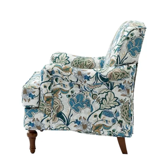 Blue And White Floral Classic Accent Chair-Kirkland's Home Store