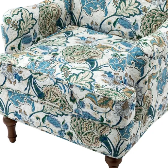 Blue And White Floral Classic Accent Chair-Kirkland's Home Store