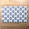 Blue And White Leandra Kitchen Mat-Kirkland's Home Outlet