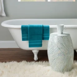 Blue And White Mosaic Capiz Shell Drum End Table-Kirkland's Home Fashion