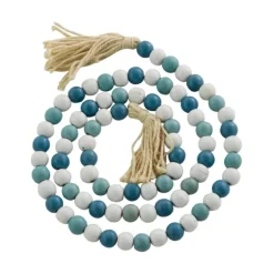 Blue And White Wood Beaded Tassel Garland-Kirkland's Home Shop