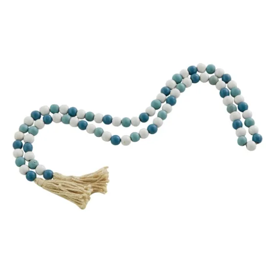 Blue And White Wood Beaded Tassel Garland-Kirkland's Home Shop