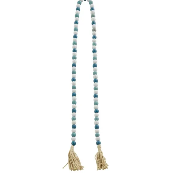 Blue And White Wood Beaded Tassel Garland-Kirkland's Home Shop