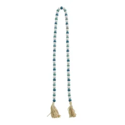 Blue And White Wood Beaded Tassel Garland-Kirkland's Home Shop