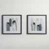 Blue Arch Abstract Framed Art Prints, Set Of 2-Kirkland's Home Store