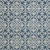Blue Auckland Tile Outdoor Area Rug, 6X9-Kirkland's Home Fashion