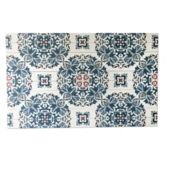 Blue Azulejo Wood Wall Plaque-Kirkland's Home Sale
