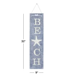 Blue Beach Starfish Wall Sign-Kirkland's Home Cheap