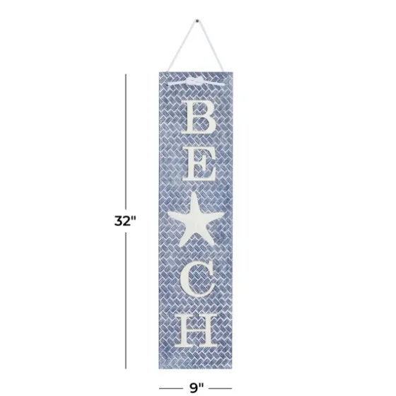 Blue Beach Starfish Wall Sign-Kirkland's Home Cheap