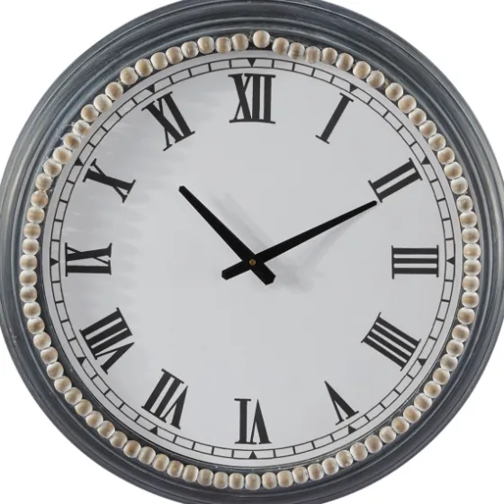 Blue Beaded Roman Numeral Clock-Kirkland's Home Shop